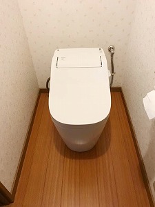 草津市木川町H様邸　トイレ交換工事